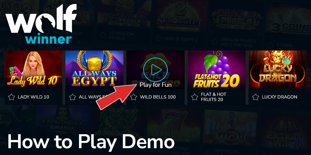 Instruction on How to Play Demo pokies at Wolf winner casino