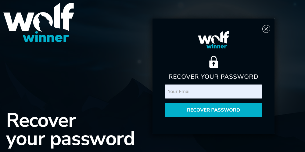 Wolf winner casino password recovery instructions